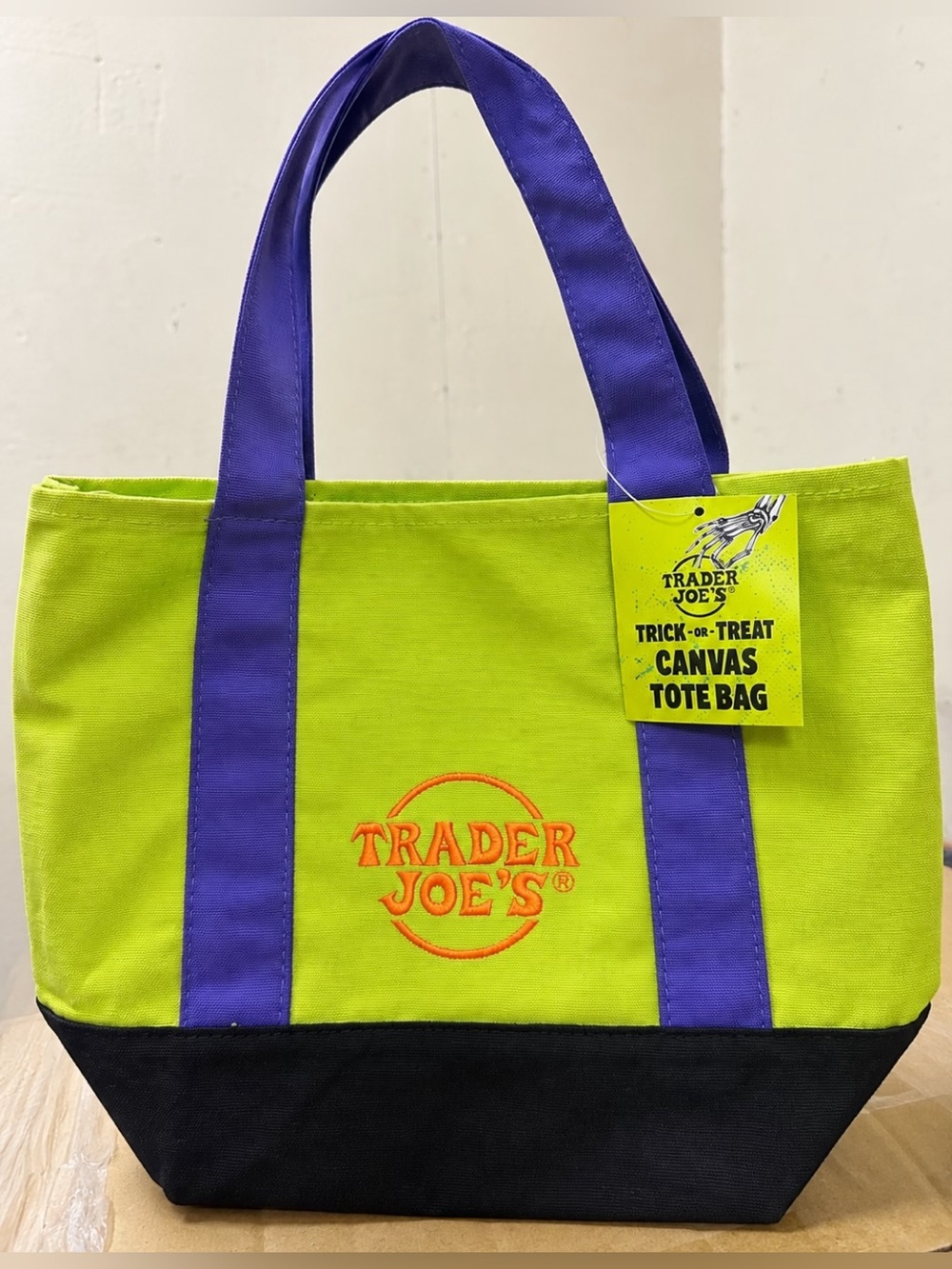 Trader Joe's Trick-or-Treat Canvas Tote Bag